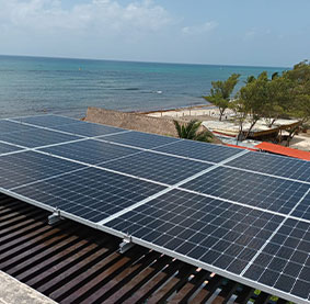 paneles solares en playa del carmen